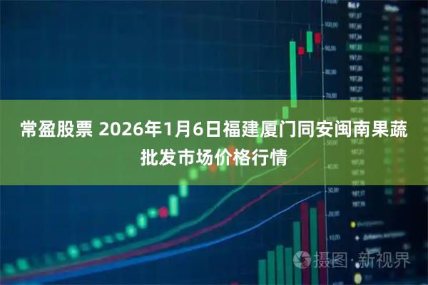 常盈股票 2026年1月6日福建厦门同安闽南果蔬批发市场价格行情